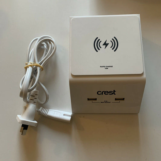 Crest PWABUN07 Qi Wireless USB Charger for iPhone, Android