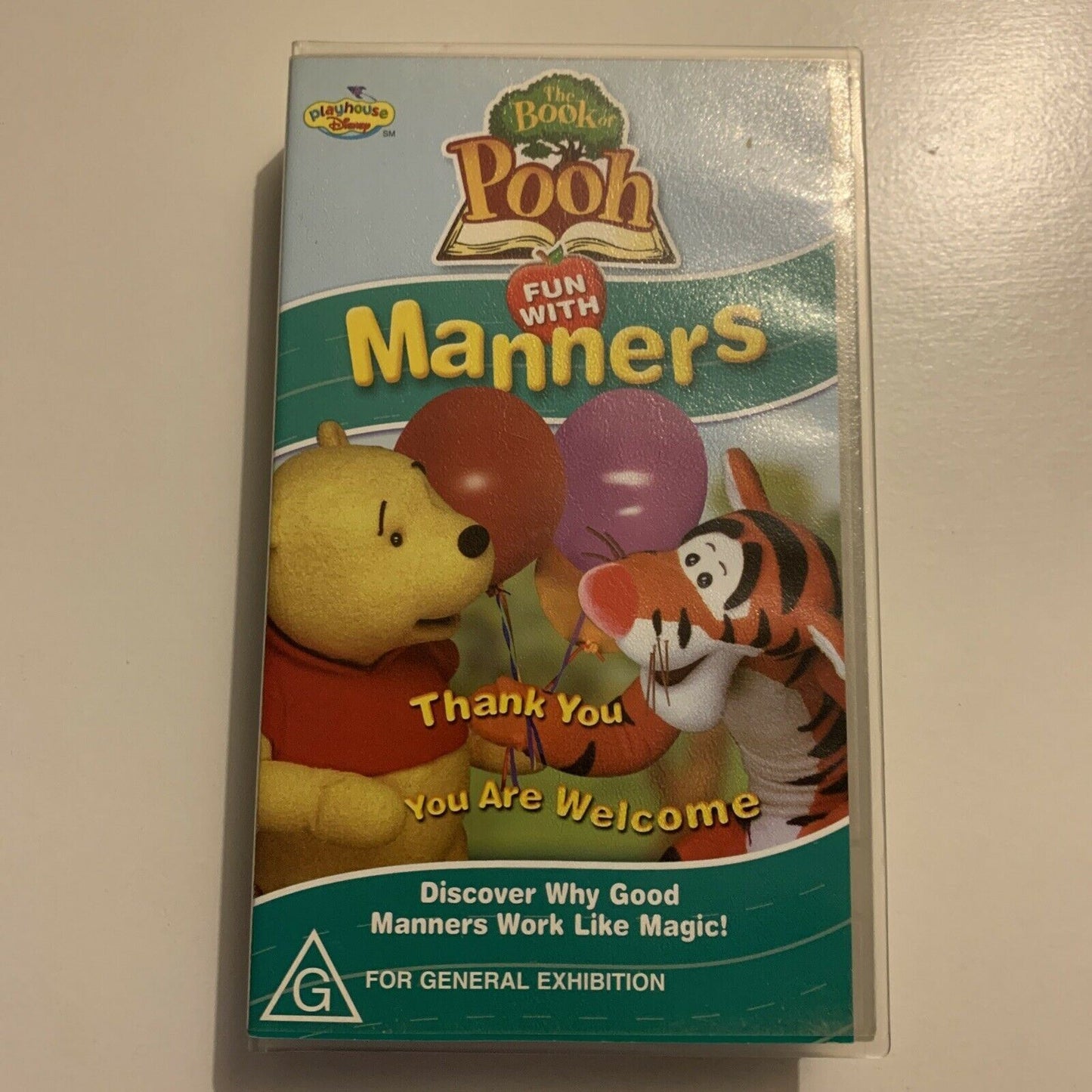 Winnie The Pooh - The Book Of Pooh Fun With Manners (VHS, 2002) PAL