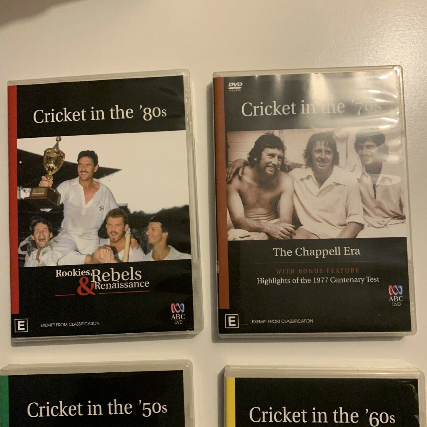 The Australian Cricket Collection 50s 60s 70s 80s + BODYLINE (DVD, 2010, 7-Disc)