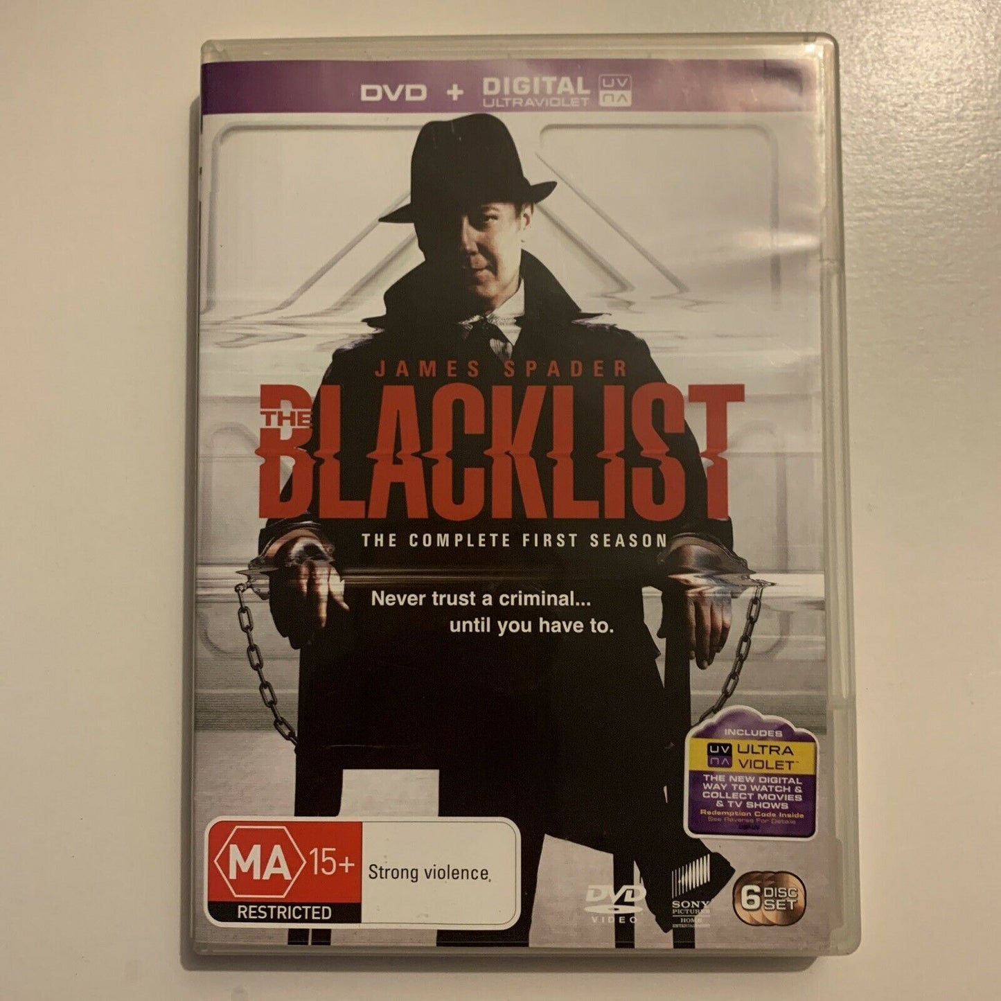 The Blacklist : Season 1 (DVD, 2014, 6-Disc Set) James Spader. Region 4&2