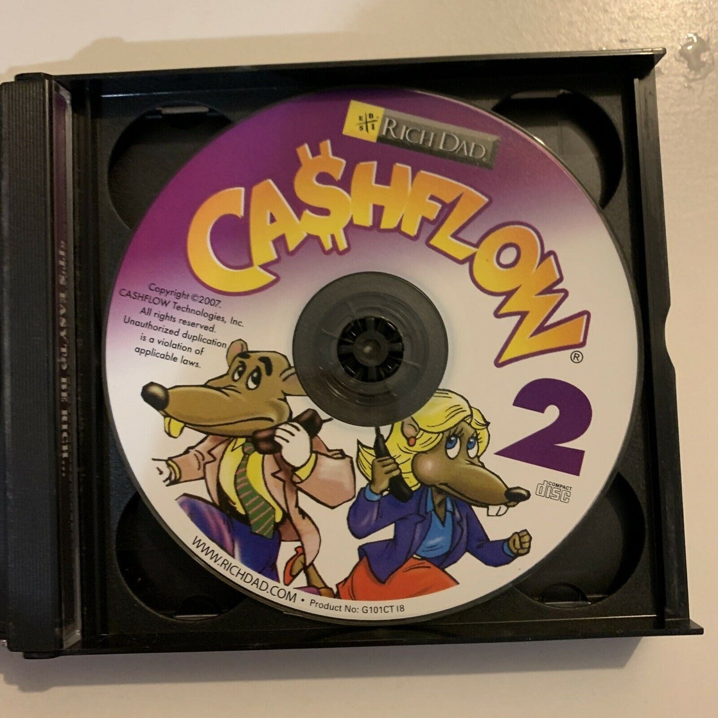 It's Easy To Be Rich - Rich Dad - Robert Kiyosaki (CD, 2007) Game Not Included