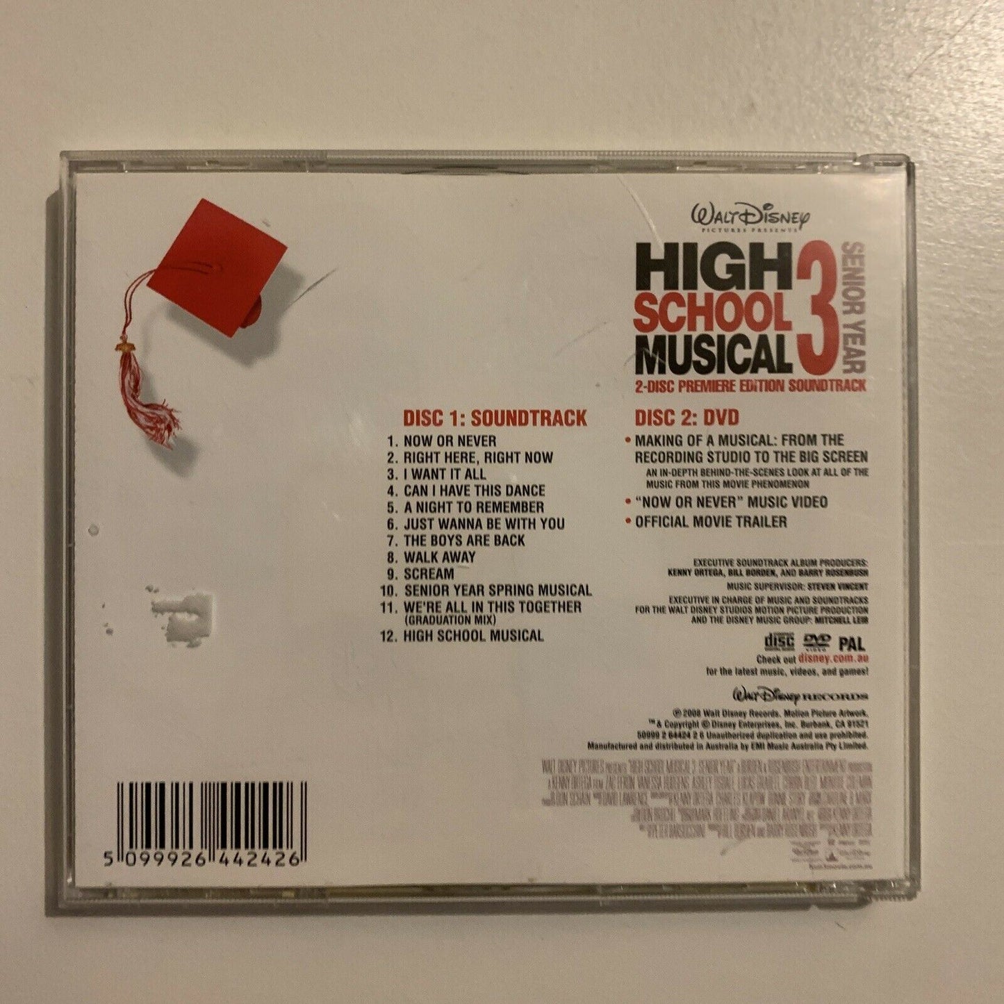 High School Musical 3: Senior Year (DVD + CD, 2008, 2-Disc)