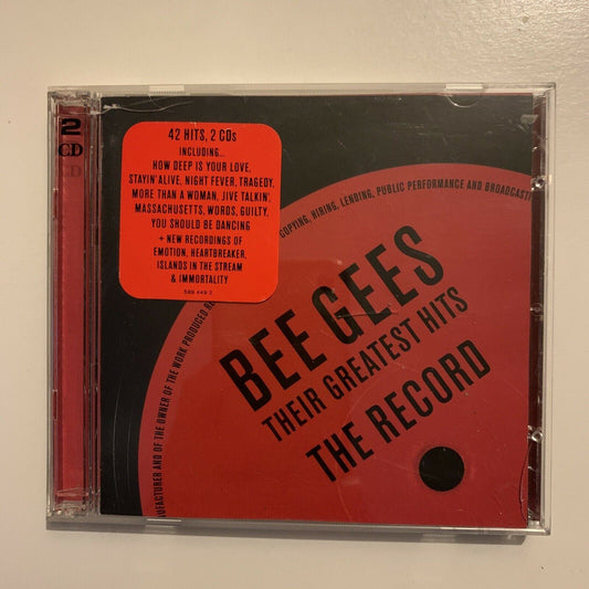 Bee Gees Their Greatest Hits The Record (CD, 2001, 2-Disc)