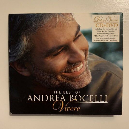 Best of Andrea Bocelli: Vivere - Deluxe Edition (DVD + CD, 1997)