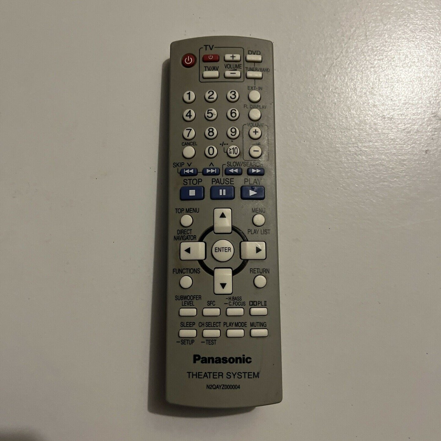 Panasonic N2QAYZ000004 Remote Control For Theater System *No Battery Cover*