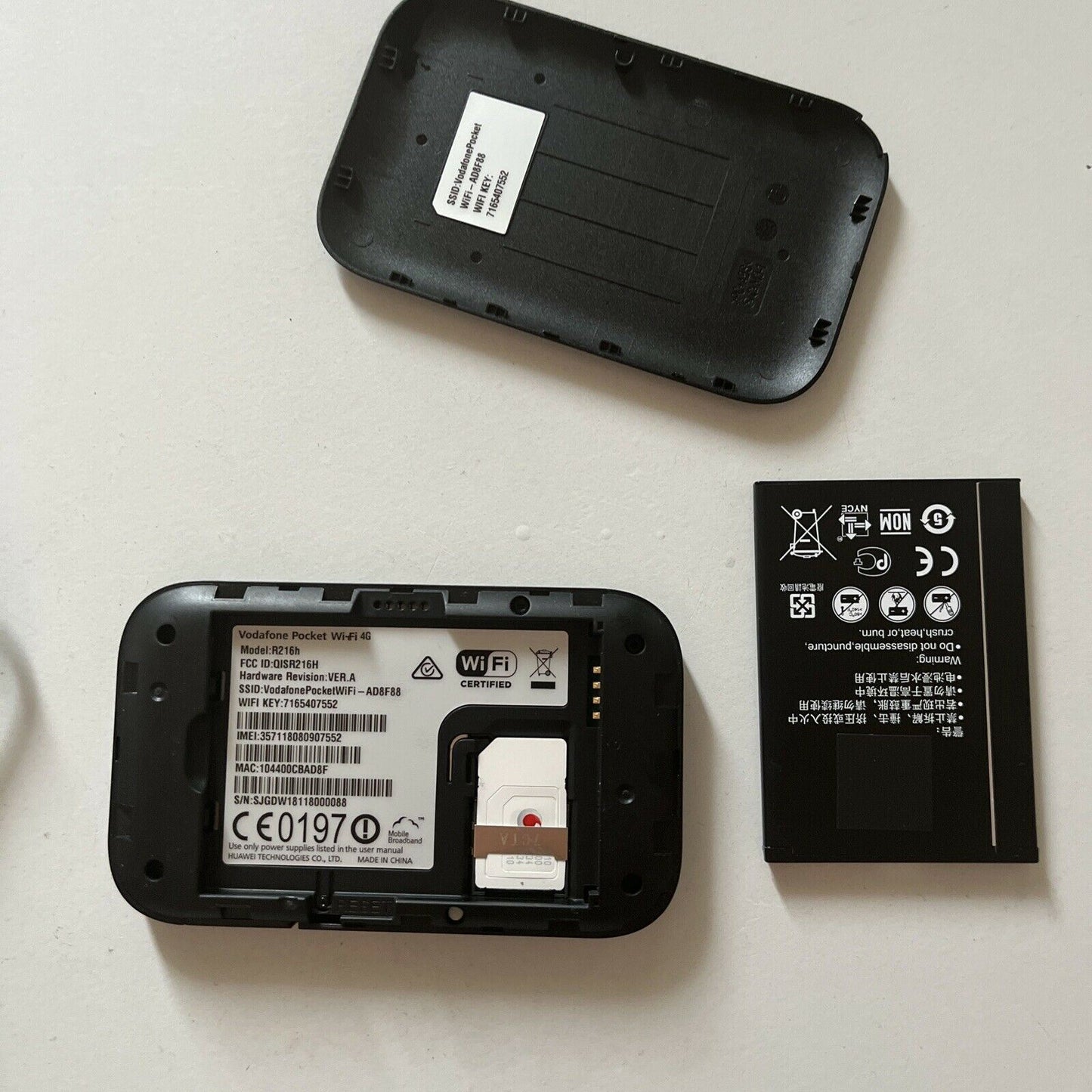 Vodafone Pocket Wifi 4G R216h *Vodafone Locked*