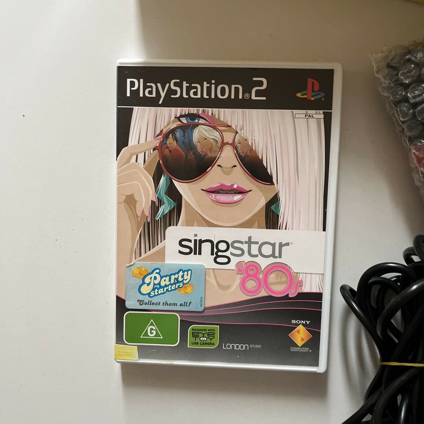 SingStar 80’s PlayStation 2 PS2 With 2 Microphones USB