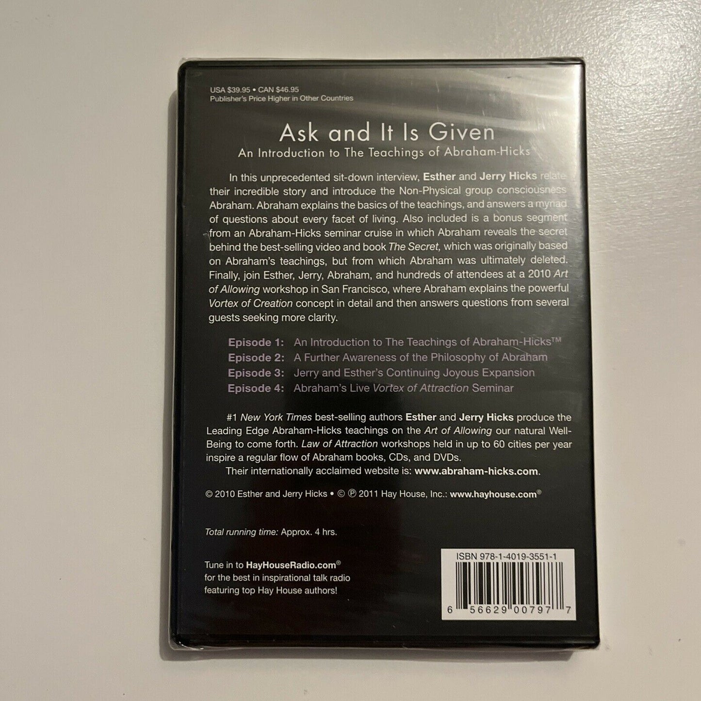 *New* Ask And It Is Given: An Introduction To The Teaching Of Abraham-Hicks DVD