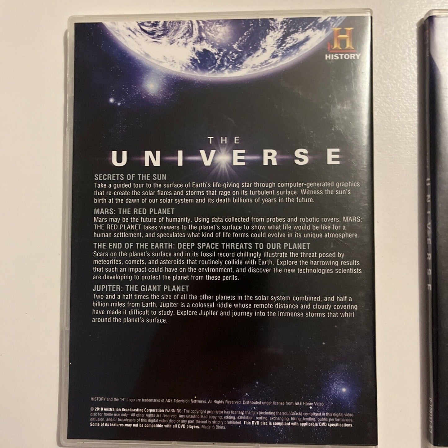 The Universe : Season 1 (DVD, 2009, 4-Disc) The History Channel