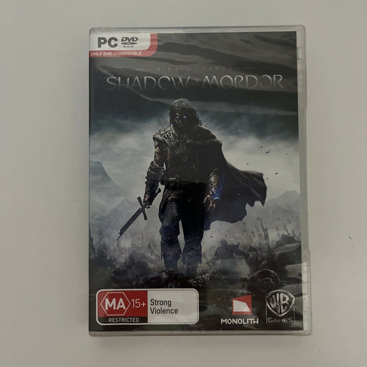 *New Sealed* Middle Earth Shadow of Mordor - PC DVD-ROM
