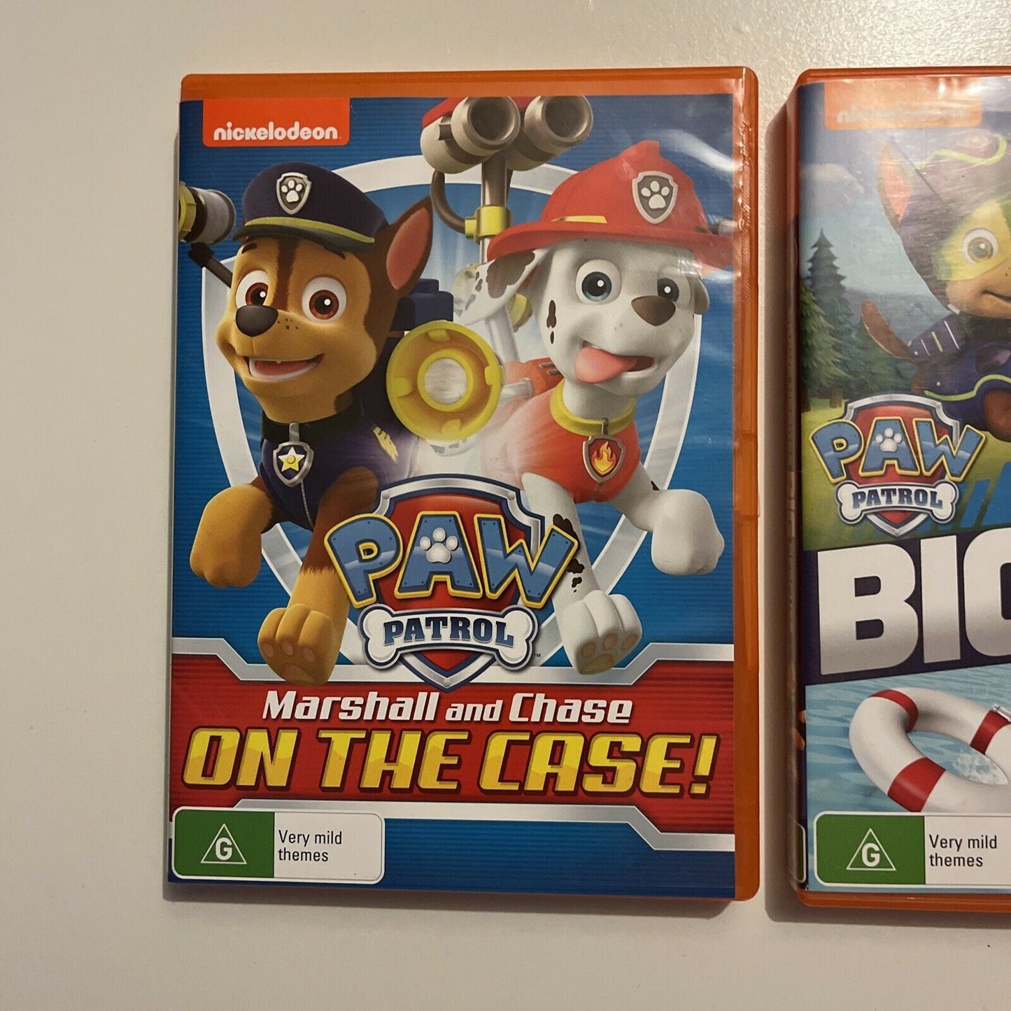 Paw Patrol: Marshall & Chase On The Case / Brave Heroes Big Rescue DVD Region 4