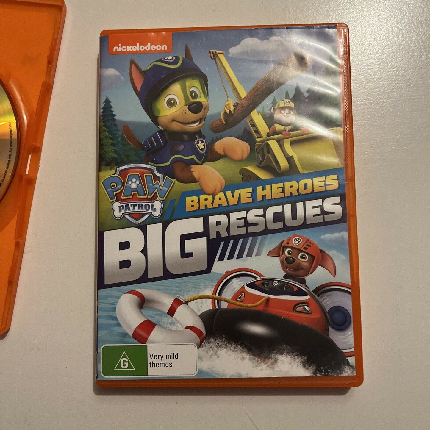 Paw Patrol: Marshall & Chase On The Case / Brave Heroes Big Rescue DVD Region 4