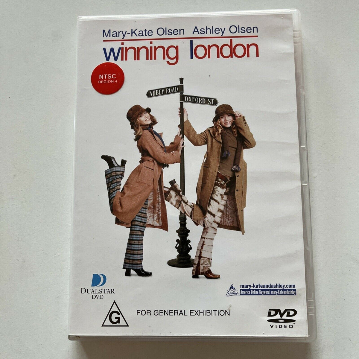Winning London DVD 2001 Mary Kate Olsen Ashley Olsen Region 4 winning-london-dvd-2001-mary-kate-olsen-ashley-olsen-region-4