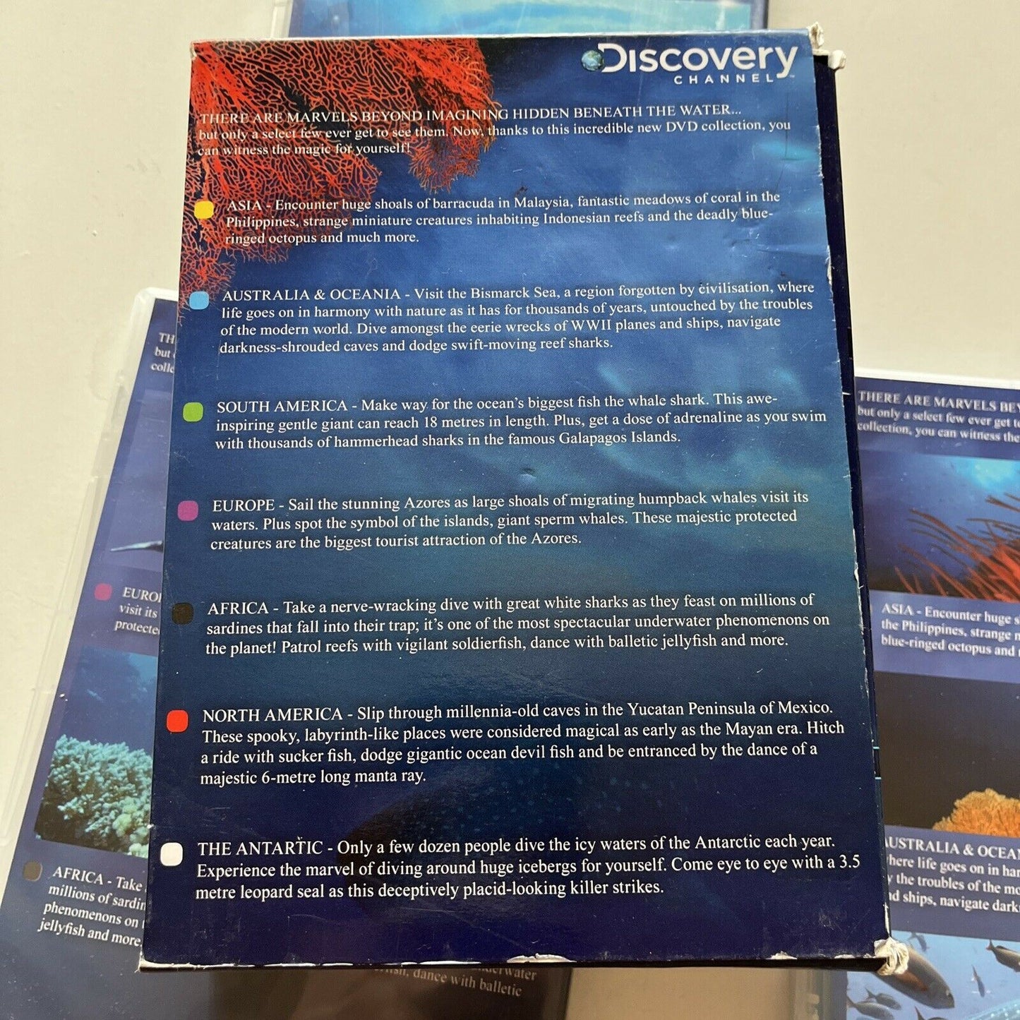 Animal Planet: The Magic of the Big Blue - Seven Continents (DVD, 2013, 3-Disc)