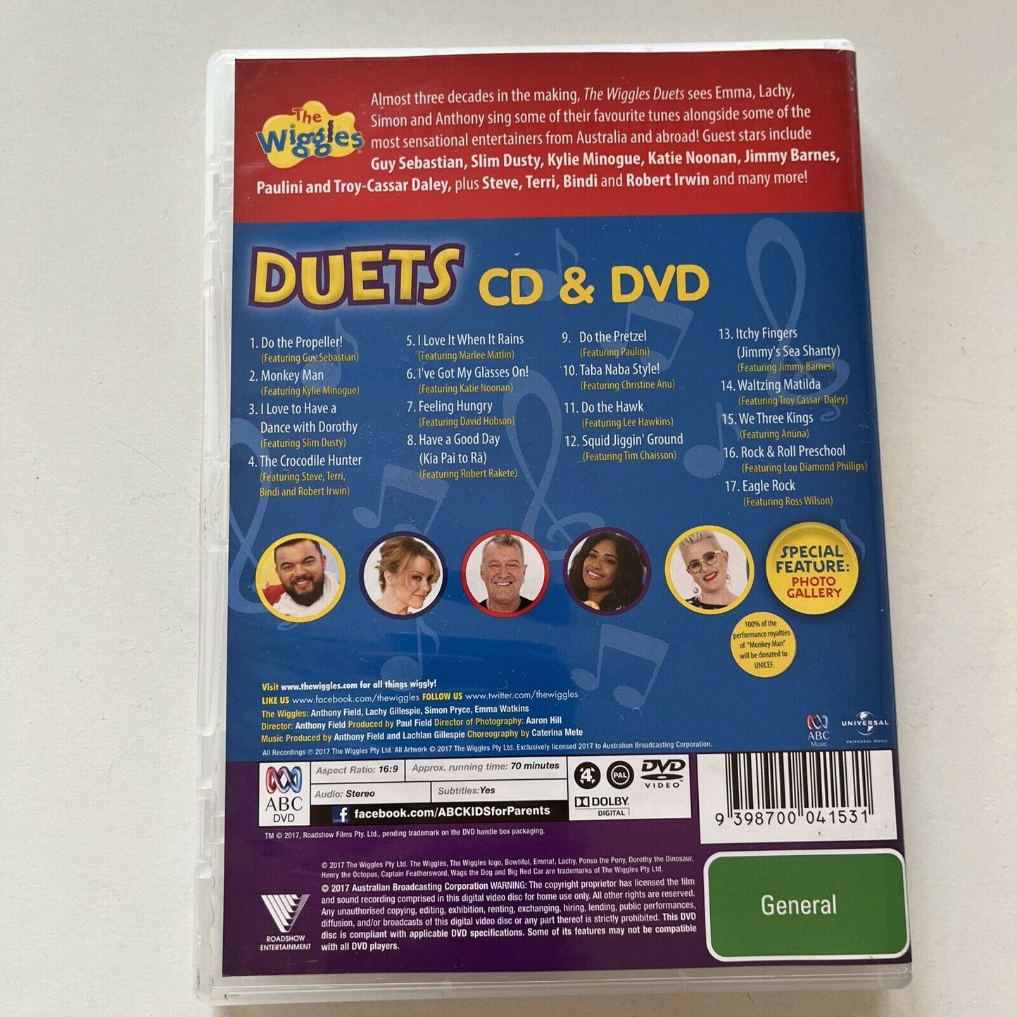 The Wiggles - Duets (DVD + CD, 2017, 2-Disc) Region 4