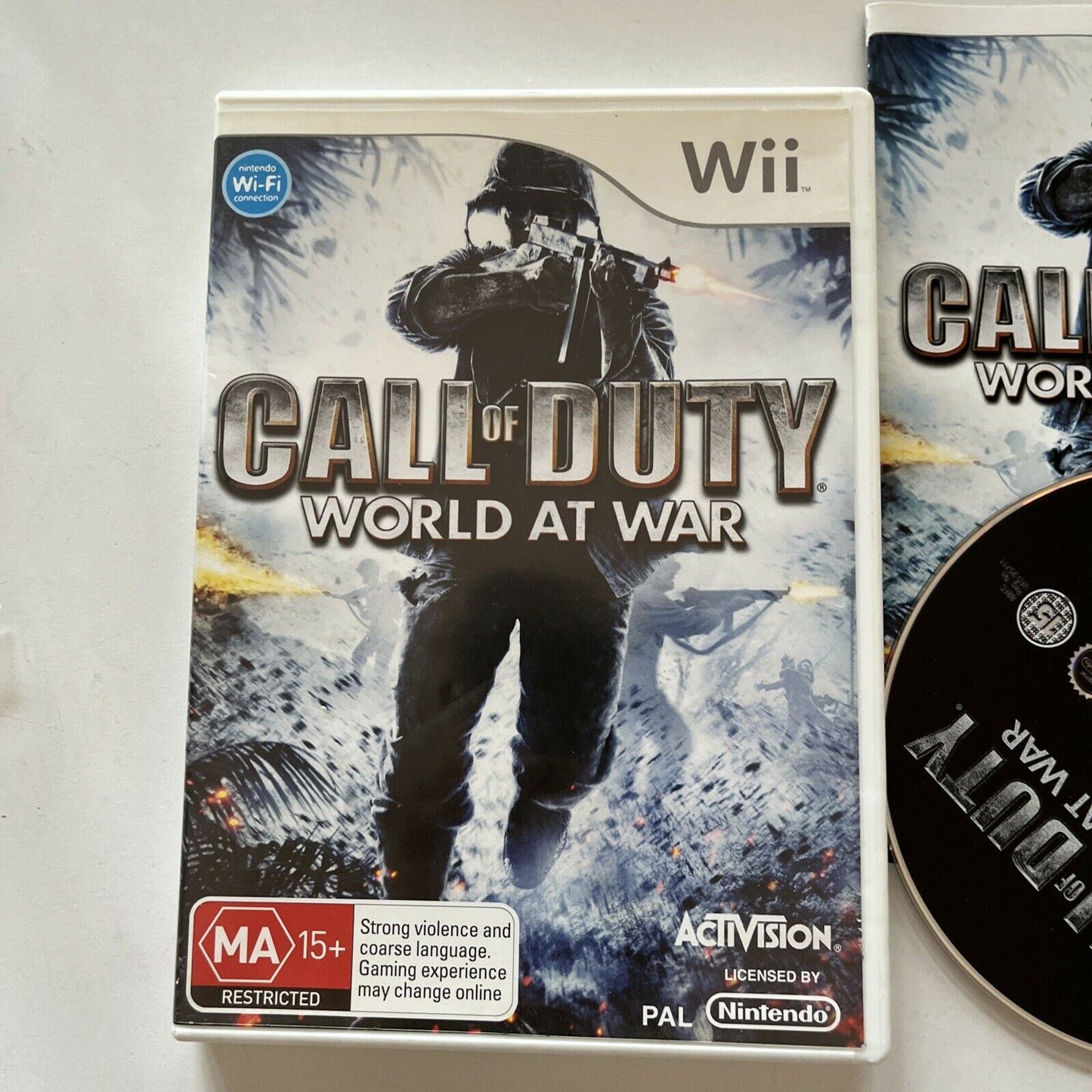 Call of Duty: World at War - Nintendo Wii With Manual PAL