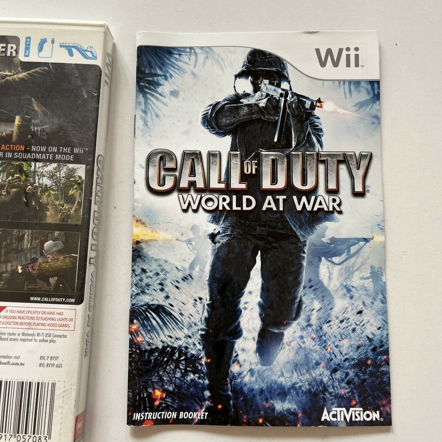 Call of Duty: World at War - Nintendo Wii With Manual PAL