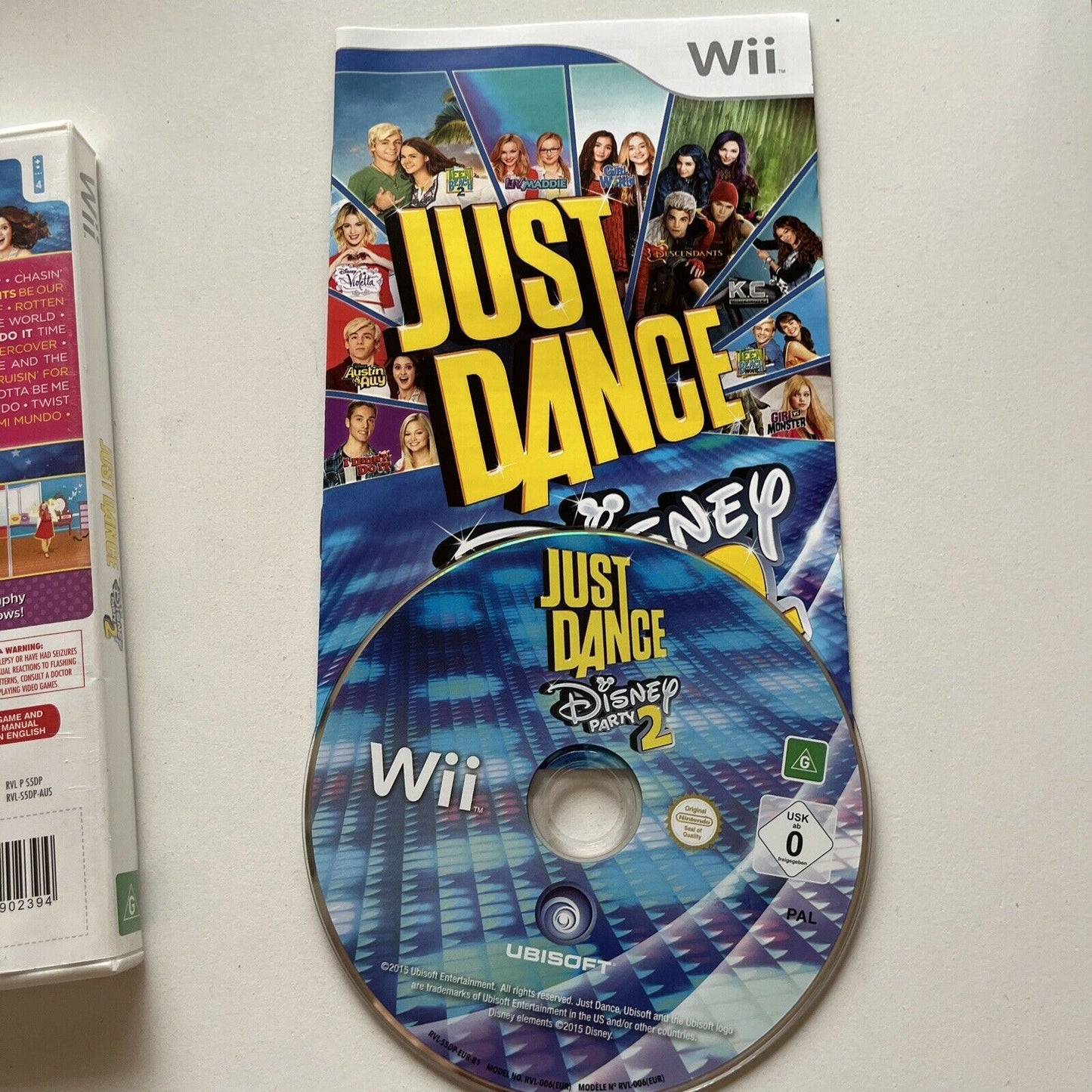 Just Dance Disney Party 2 (Nintendo Wii, 2015) AUS PAL - With Manual