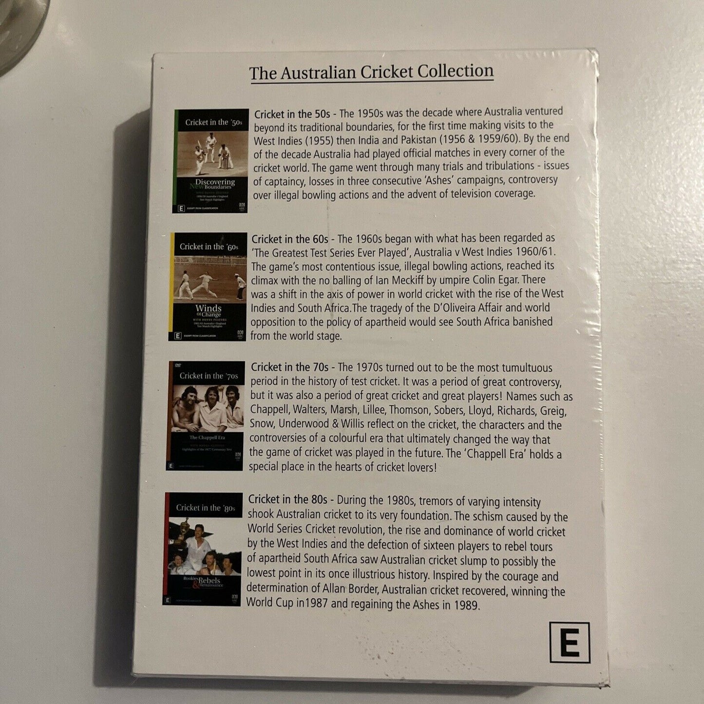 *New Sealed* The Australian Cricket Collection (DVD, 2006) Region 4