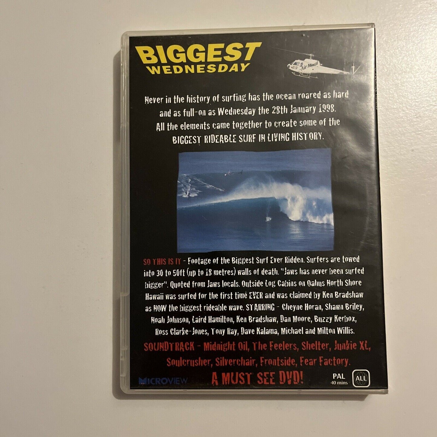 Biggest Wednesday: Condition Black (DVD, 2000) Laird Hamilton All Regions
