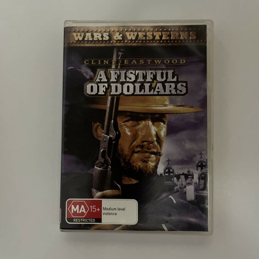 A Fistful Of Dollars (DVD, 1964) Clint Eastwood, Sergio Leone Region 4
