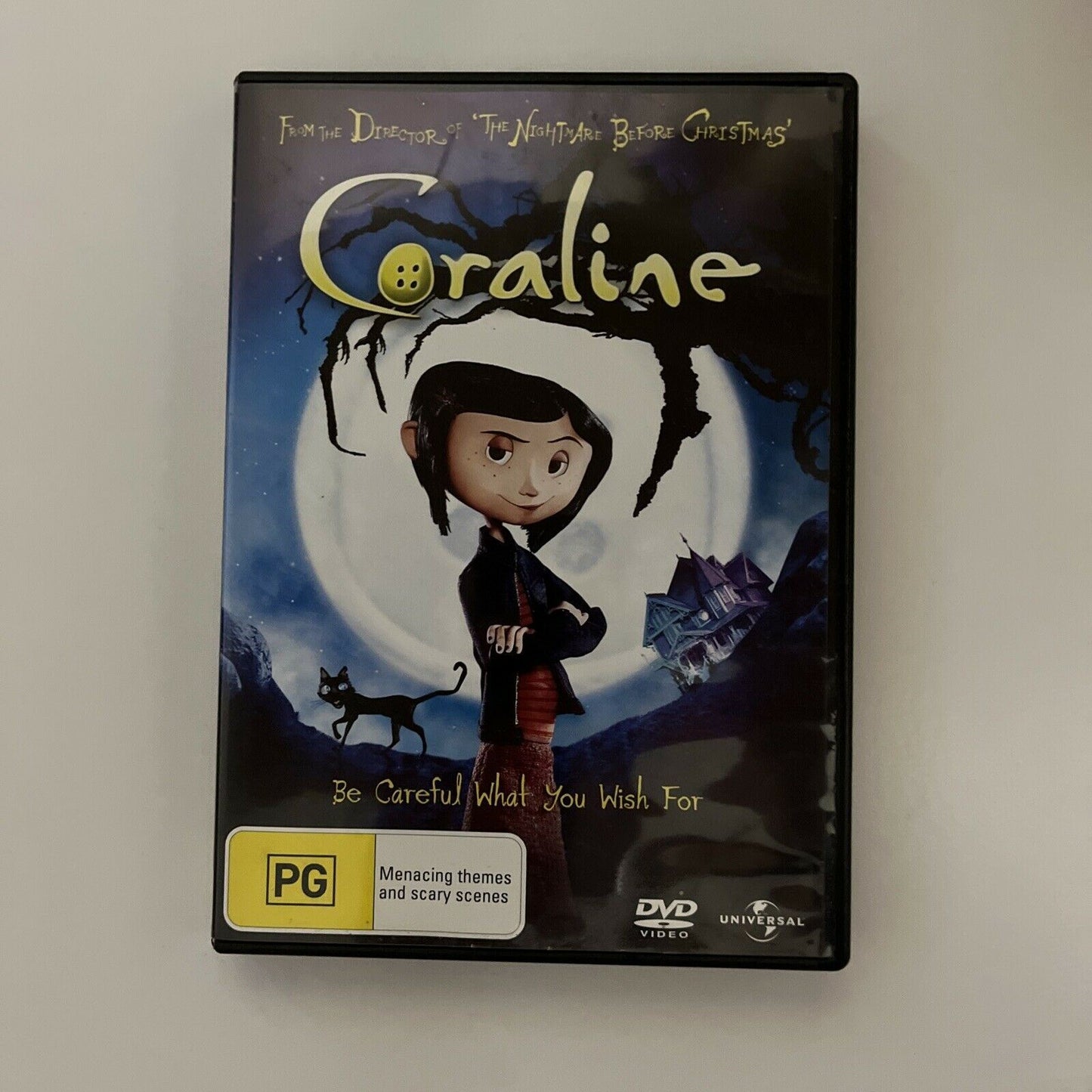 Coraline (DVD, 2010) Neil Gaimans, Dakota Fanning. Region 4