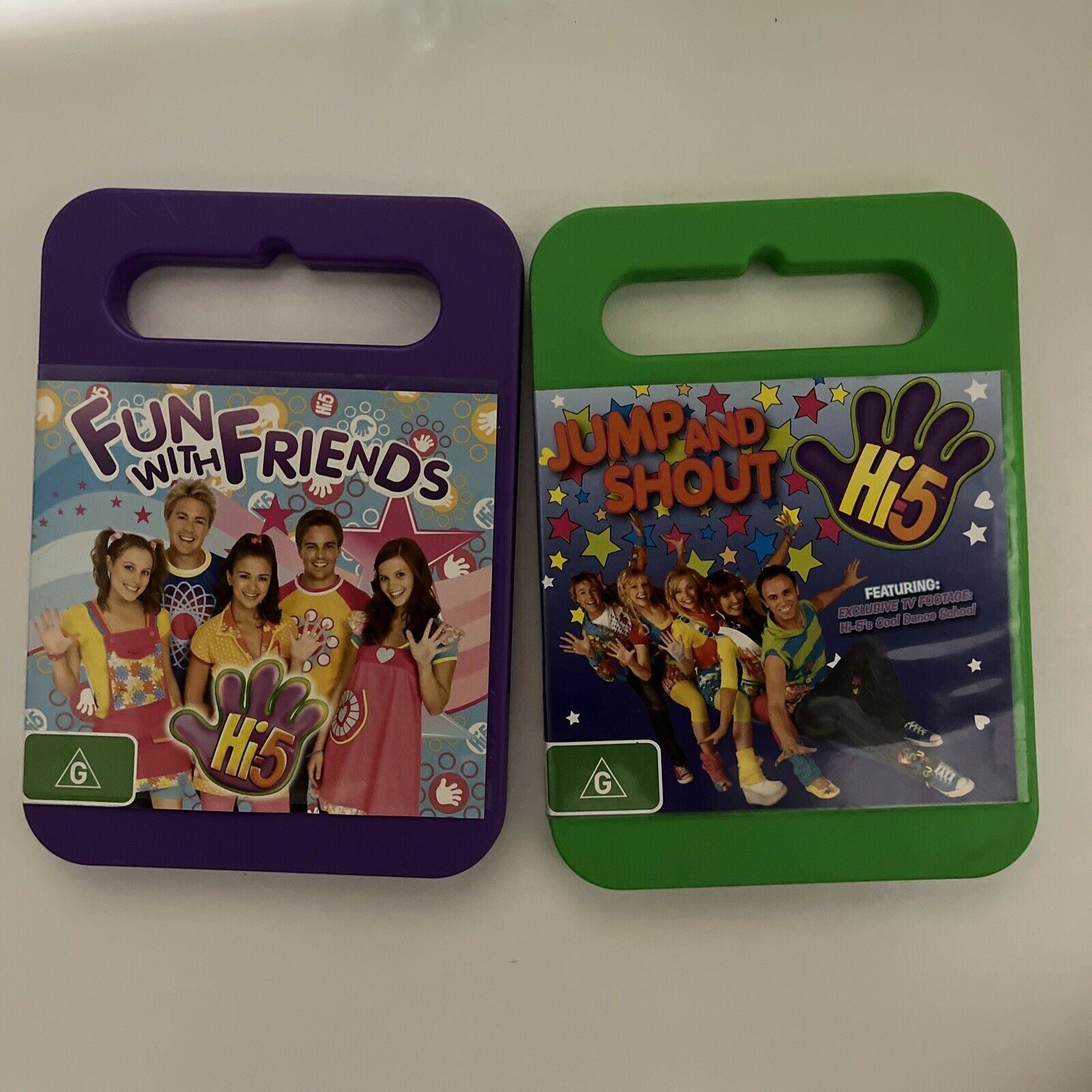 Jump Hi5 Hi-5: Jump And Shout / Fun With Friends (DVD, 2005, 2-Disc) Region 4 ...