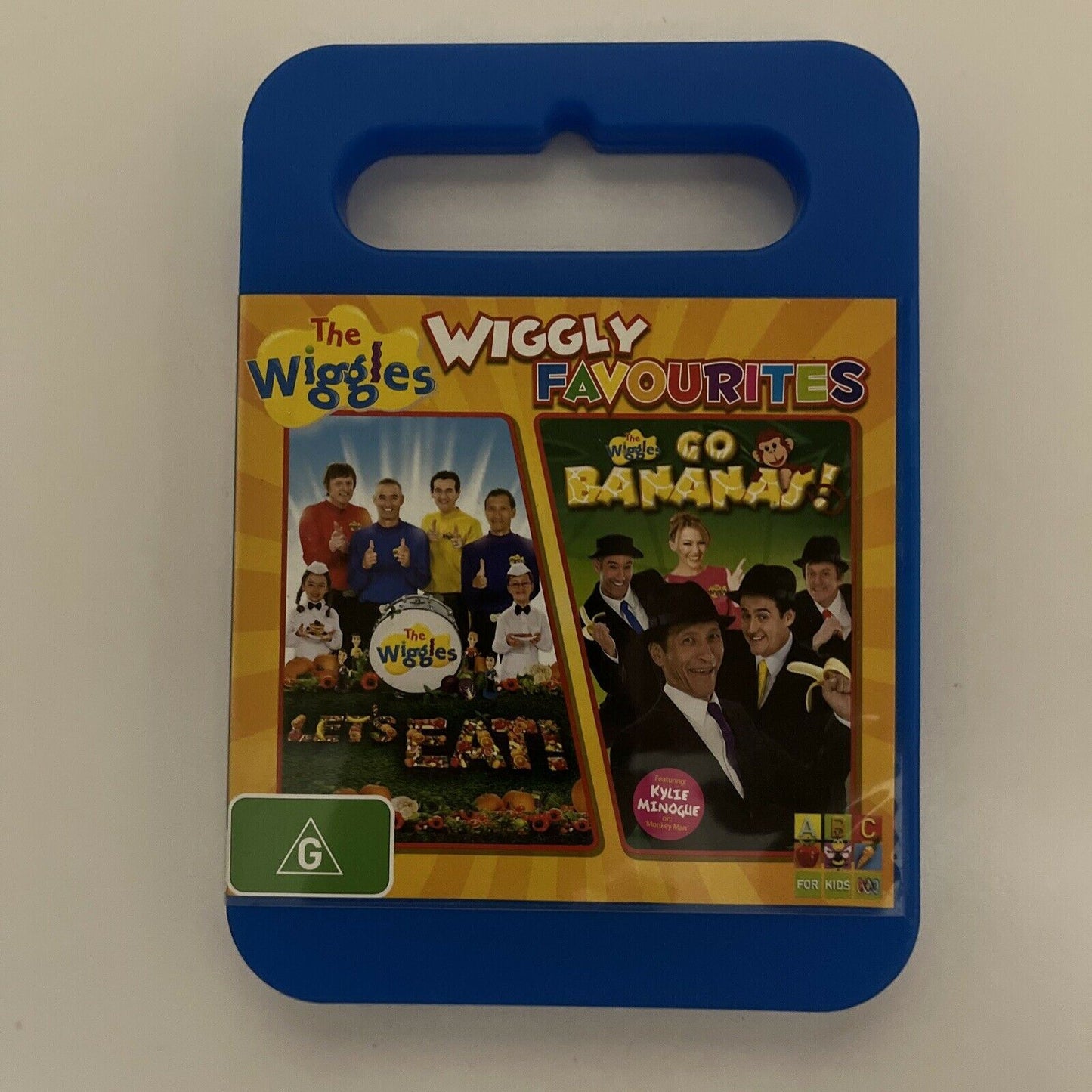 The Wiggles - Let's Eat / Go Bananas! (DVD, 2013) Kylie Minogue Region 4