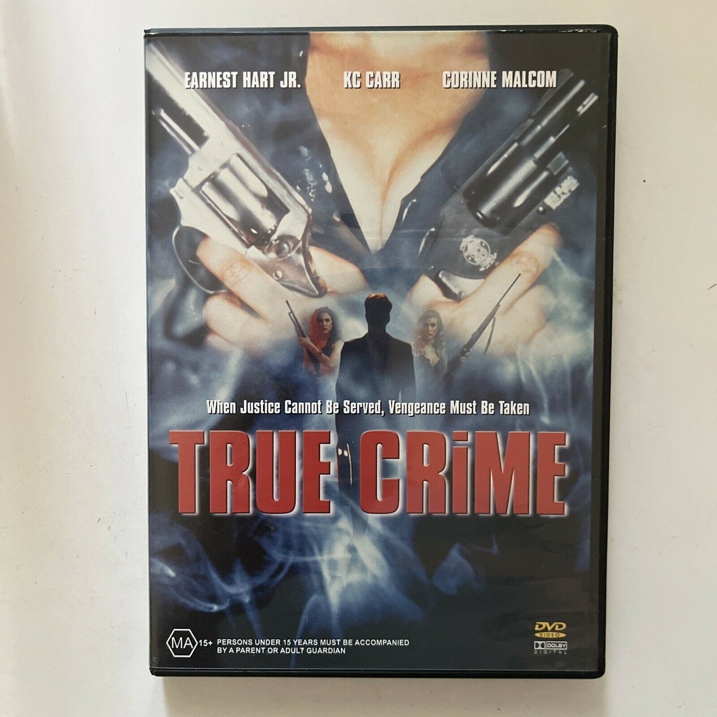 True Crime DVD Earnest Hart Jr, KC Carr, Corinne Malcom. All Regions