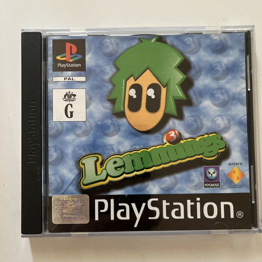 Lemmings 3D - PlayStation 1 PS1 PAL