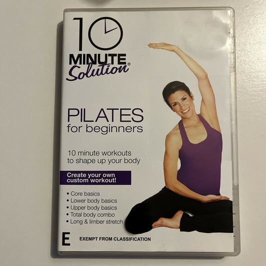 10 Minute Solution - Pilates For Beginners (DVD, 2010) Lara Hudson. Region 4