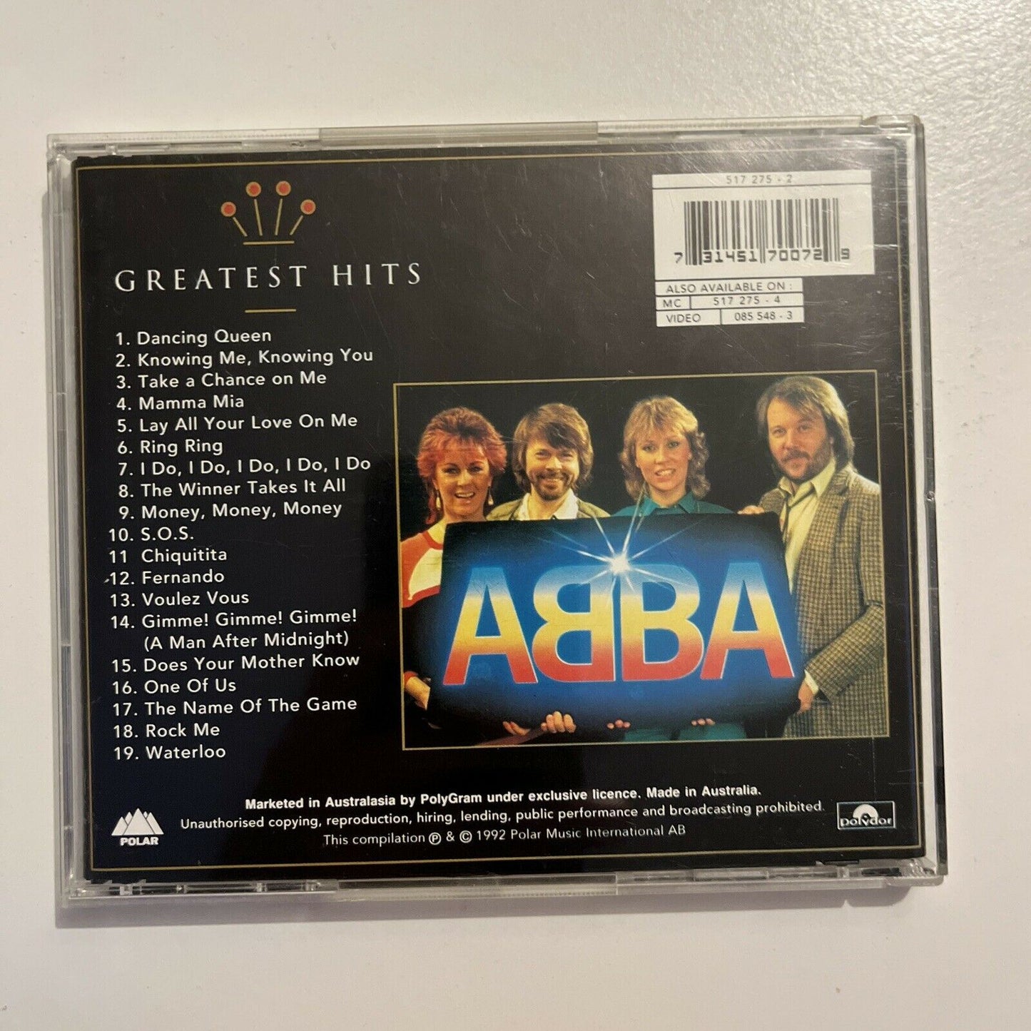 Abba - ABBA Gold - Greatest Hits (Australian Edition) (CD, 1992)