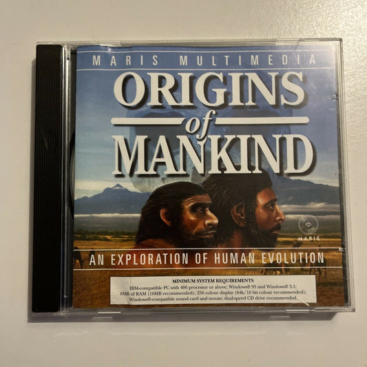 Origins Of Mankind - An Exploration Of Human Evolution PC CDROM Win95 Mac