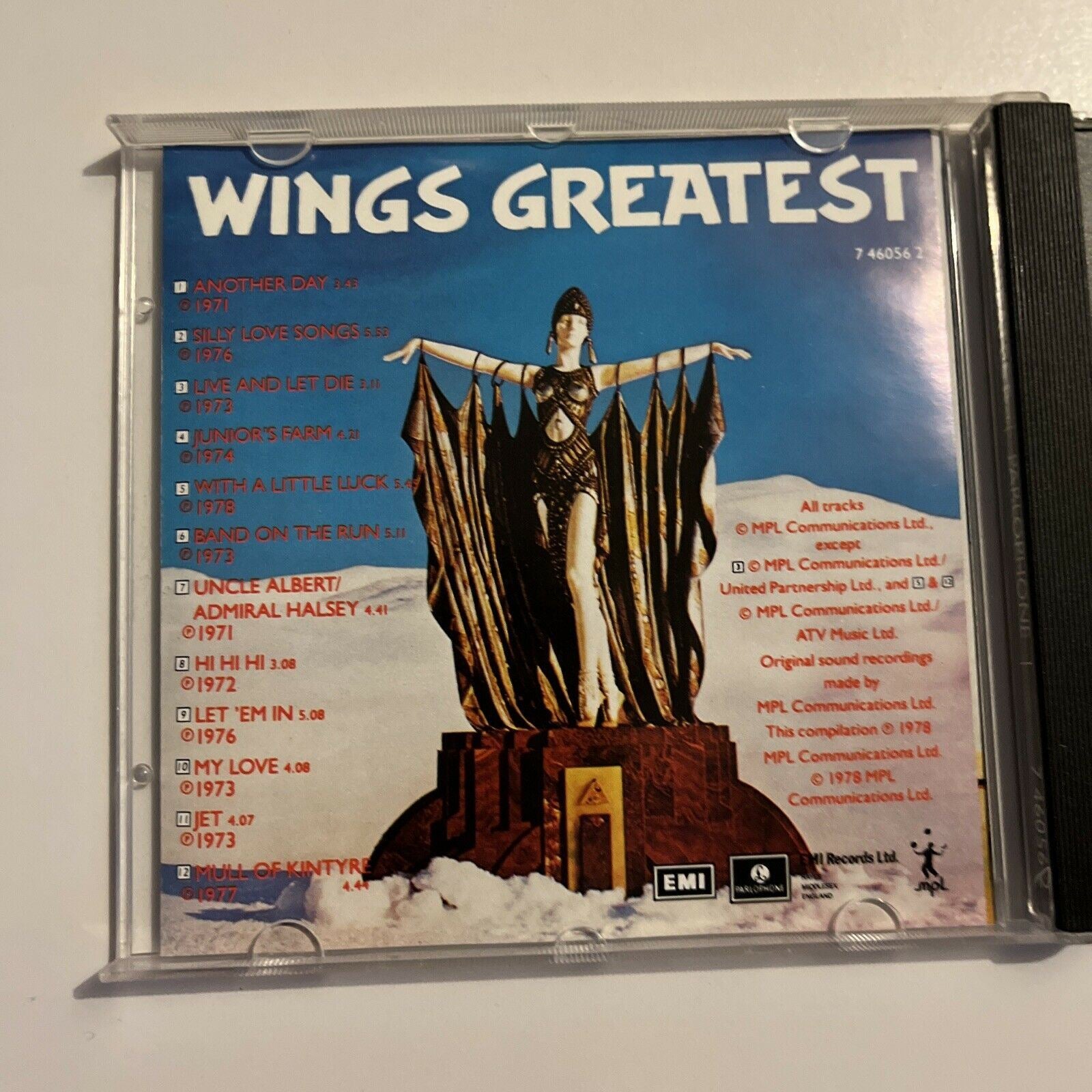 Wings Greatest By Paul McCartney/Wings (Paul McCartney) (CD, Jun-1994 ...