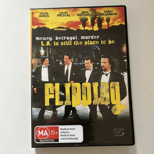 Flipping (DVD, 1997) gangster movie David Amos, David Proval Region 4