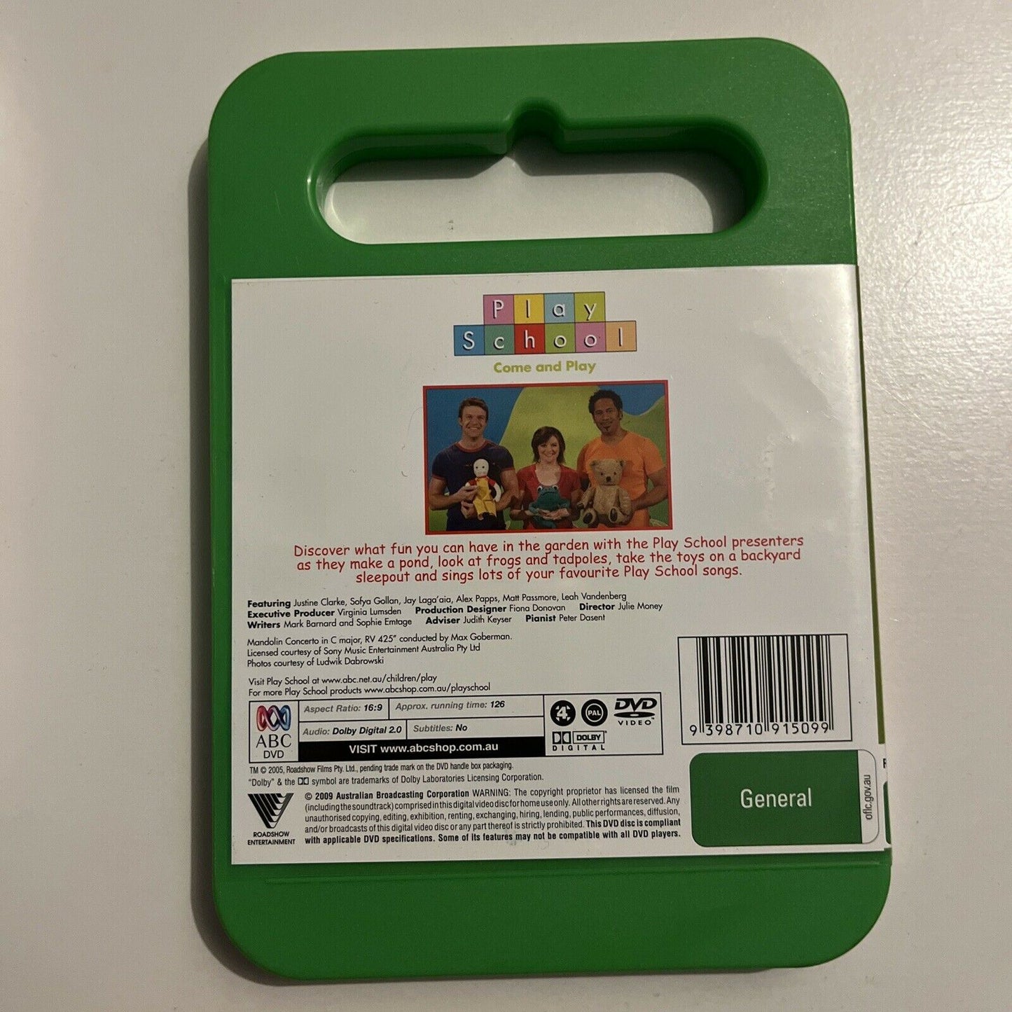 Play School - In the Garden / Big Red, Prince Of Bears (DVD, 2009) Region 4