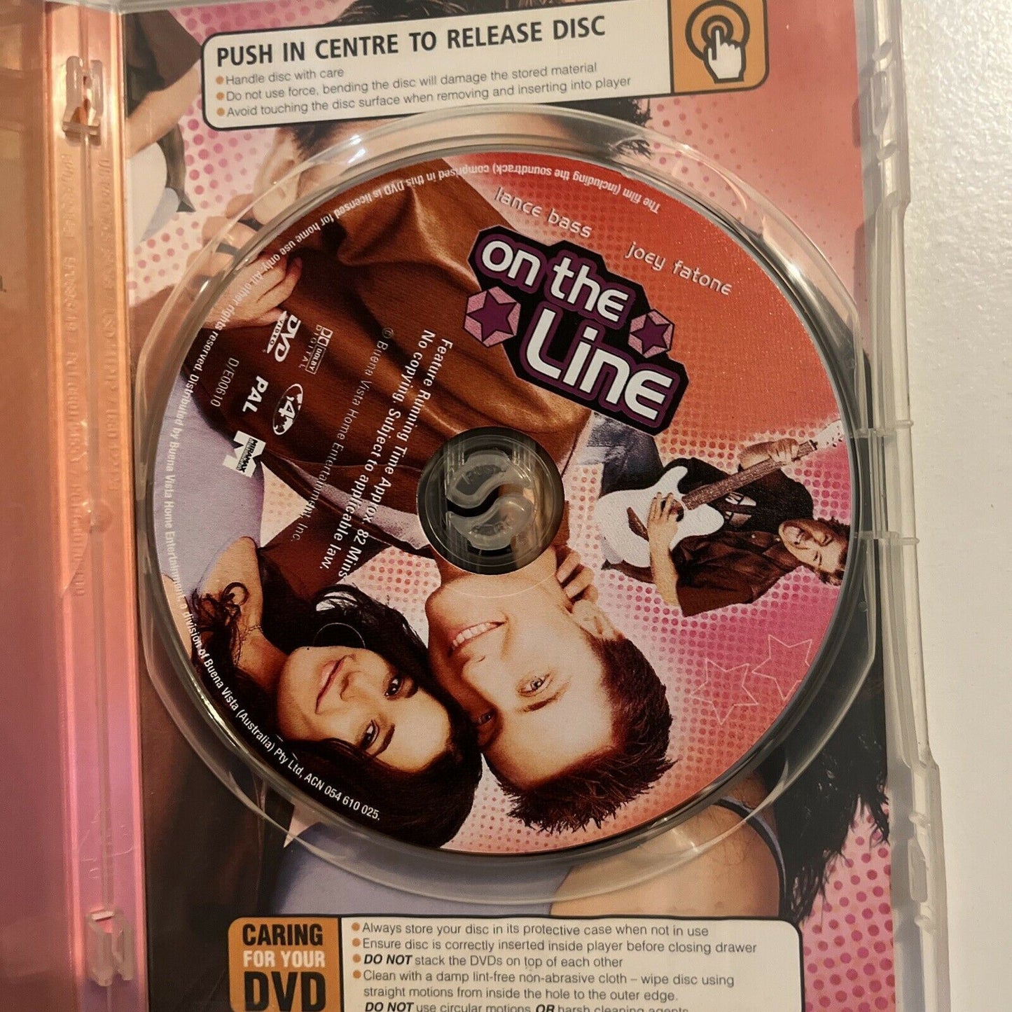 On The Line (DVD, 2001) Lance Bass, Joey Fatone. Region 4