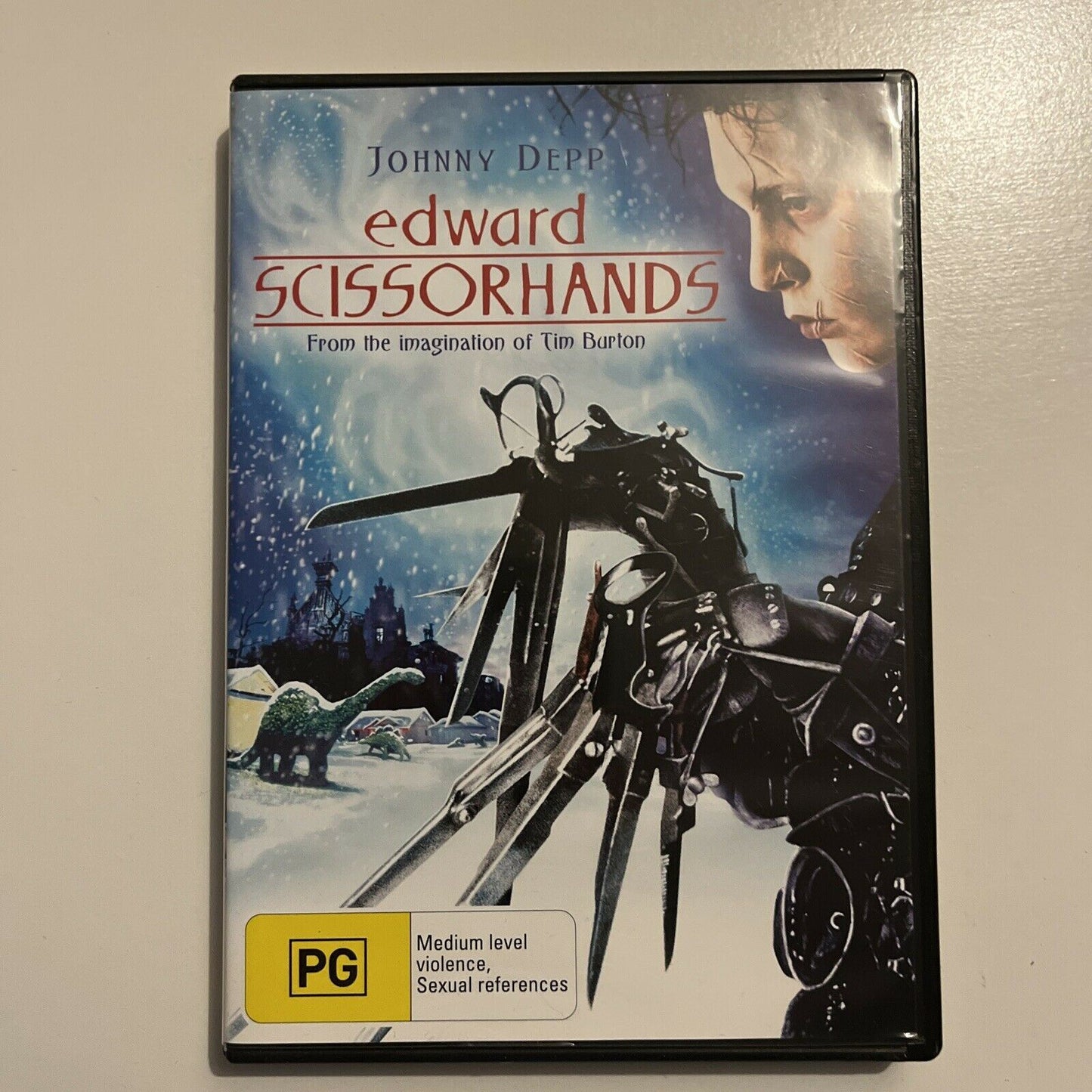 Edward Scissorhands (DVD, 1990) Johnny Depp. Region 4