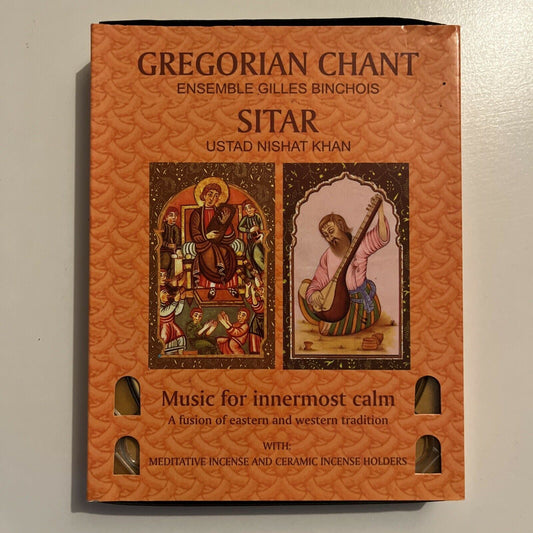 Gregorian Chant: Ensemble Gilles Binchois - Sitar Ustad Nishat Khan - Music CD