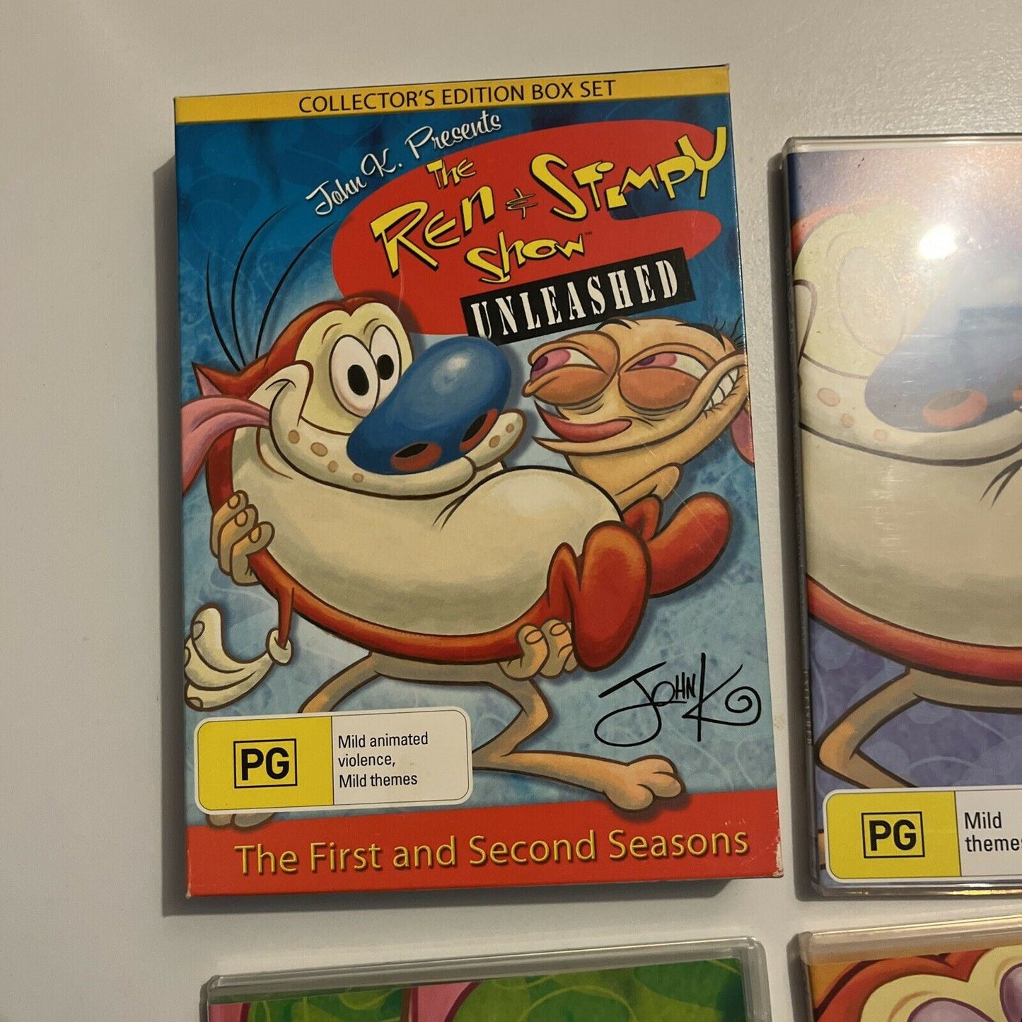 The Ren & Stimpy Show Unleashed: Season 1-2 (DVD, 1993, 3-Disc) Region 4