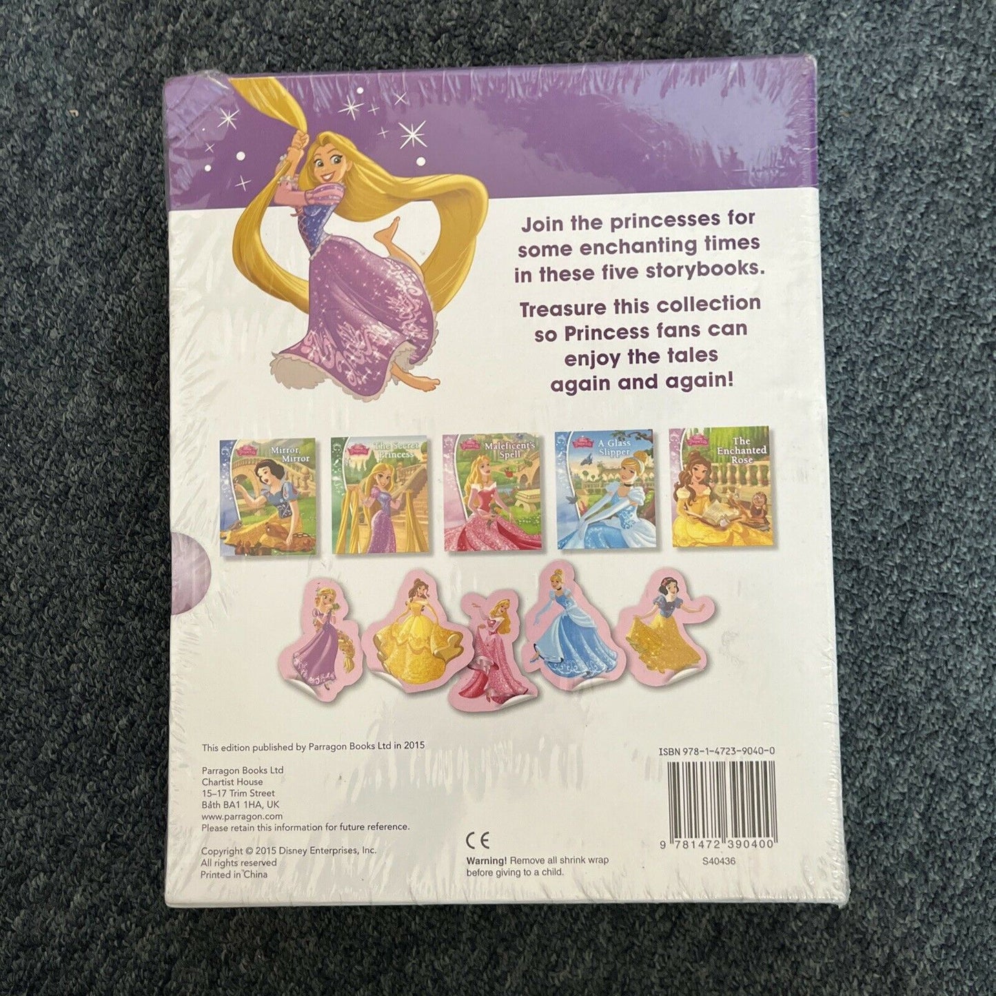*New Sealed* Disney Princess: Enchanting Stories - 5 Books & 20 Stickers
