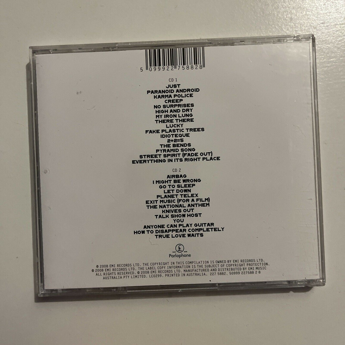 Radiohead - The Best Of Radiohead (CD, 2008, 2-Disc)