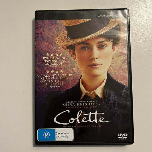 Colette (DVD, 2019) Keira Knightley, Fiona Shaw, Dominic West. Region 4