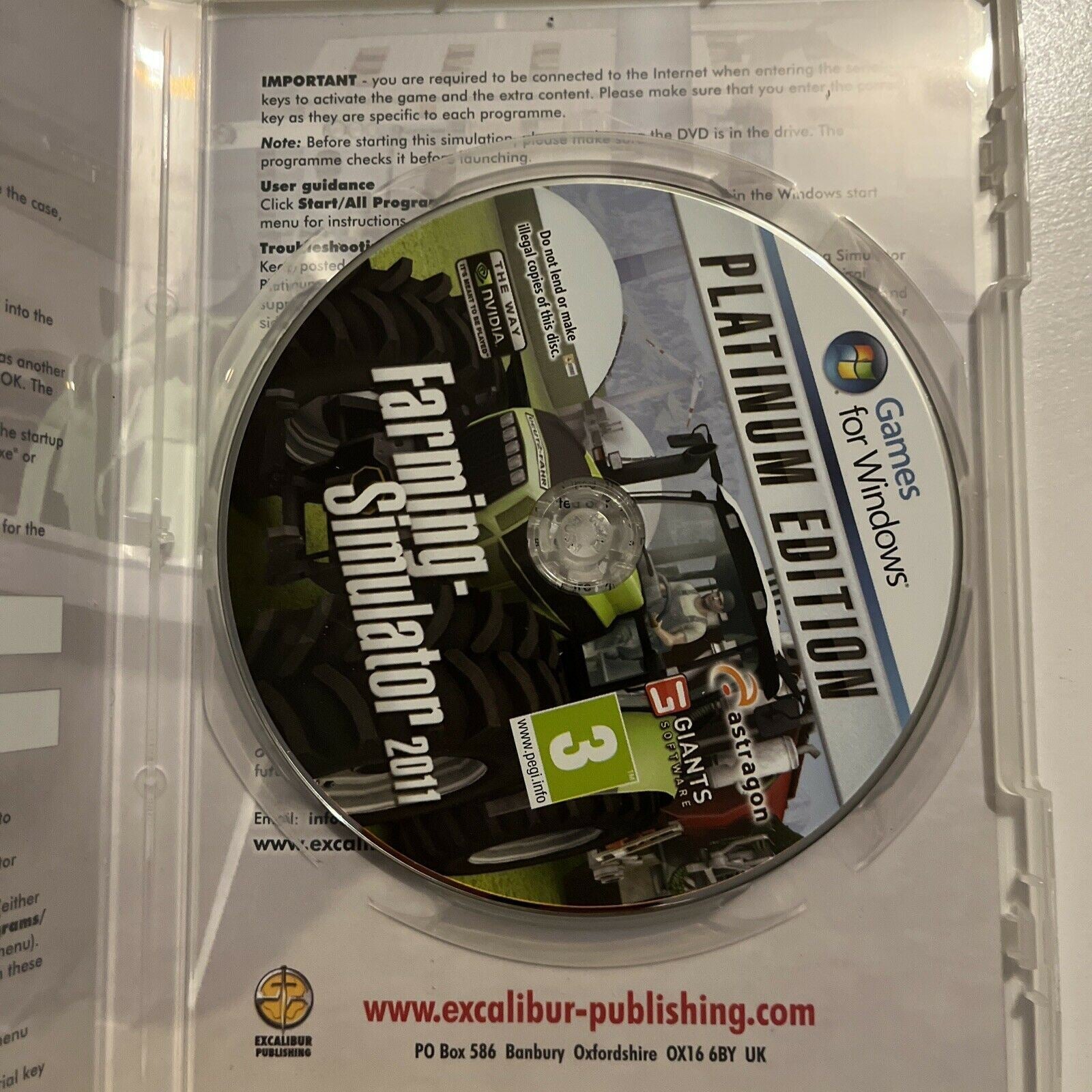 Farming Simulator 2011 Platinum Edition PC CDROM Game Win XP/Vista/7 R –  Retro Unit