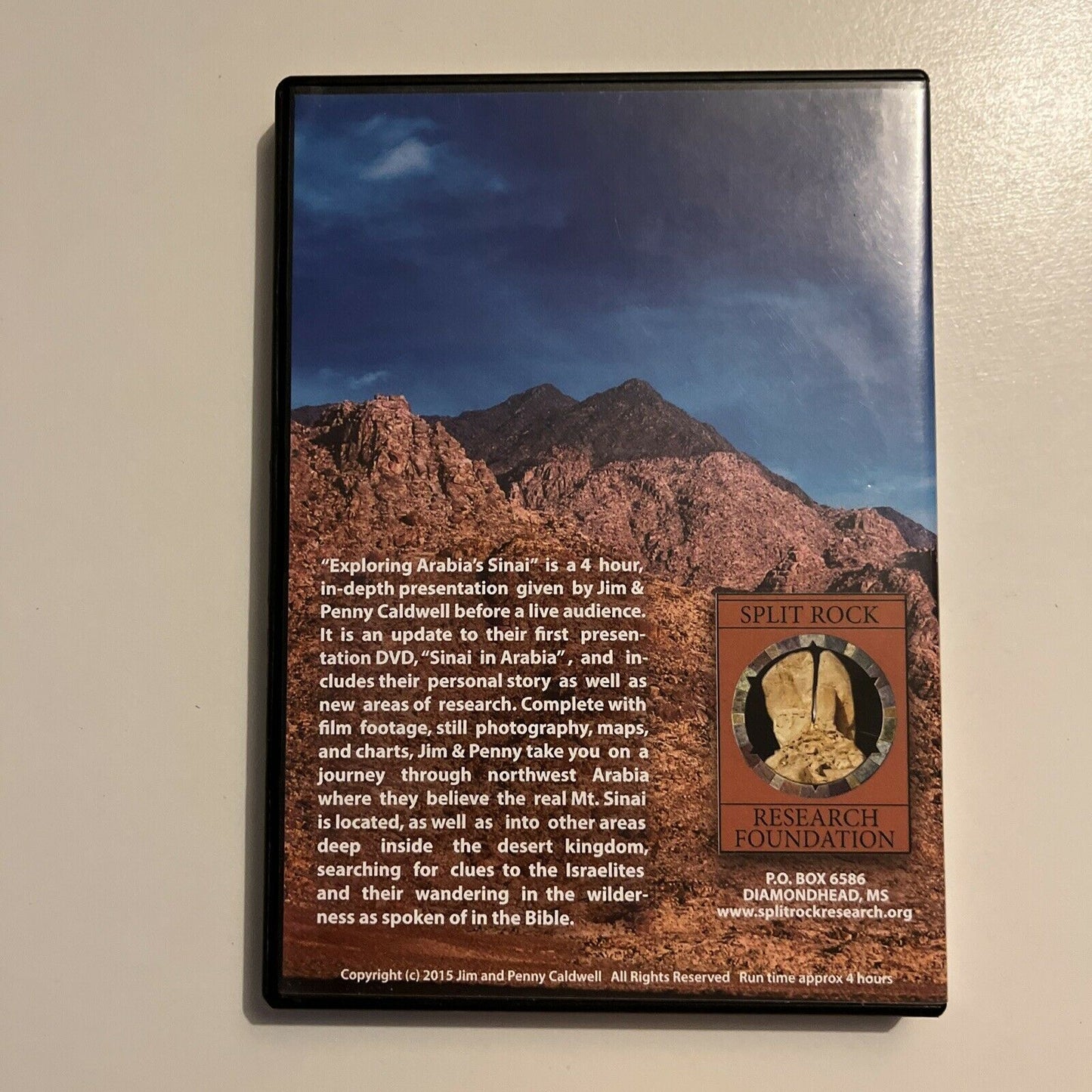 Exploring Arabia's Sinai - A Presentation By Jim & Penny Caldwell (DVD, 2015)