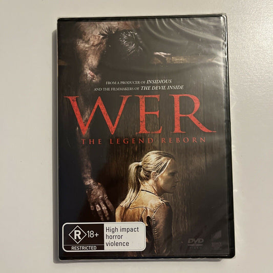 *New Sealed* Wer, The Legend Reborn (DVD, 2013) A.J. Cook Region 4&2
