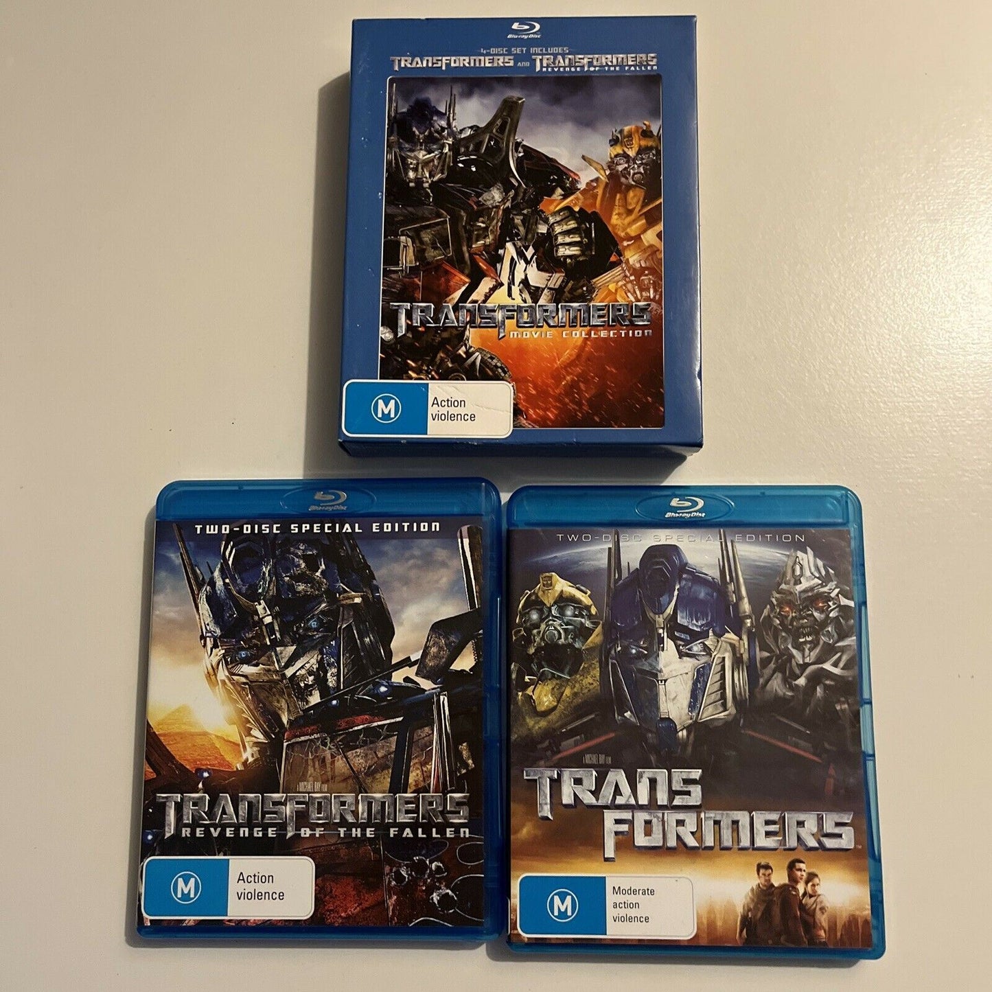 Transformers / Transformers - Revenge Of The Fallen (Blu-ray, 2009, 4-Disc Set)