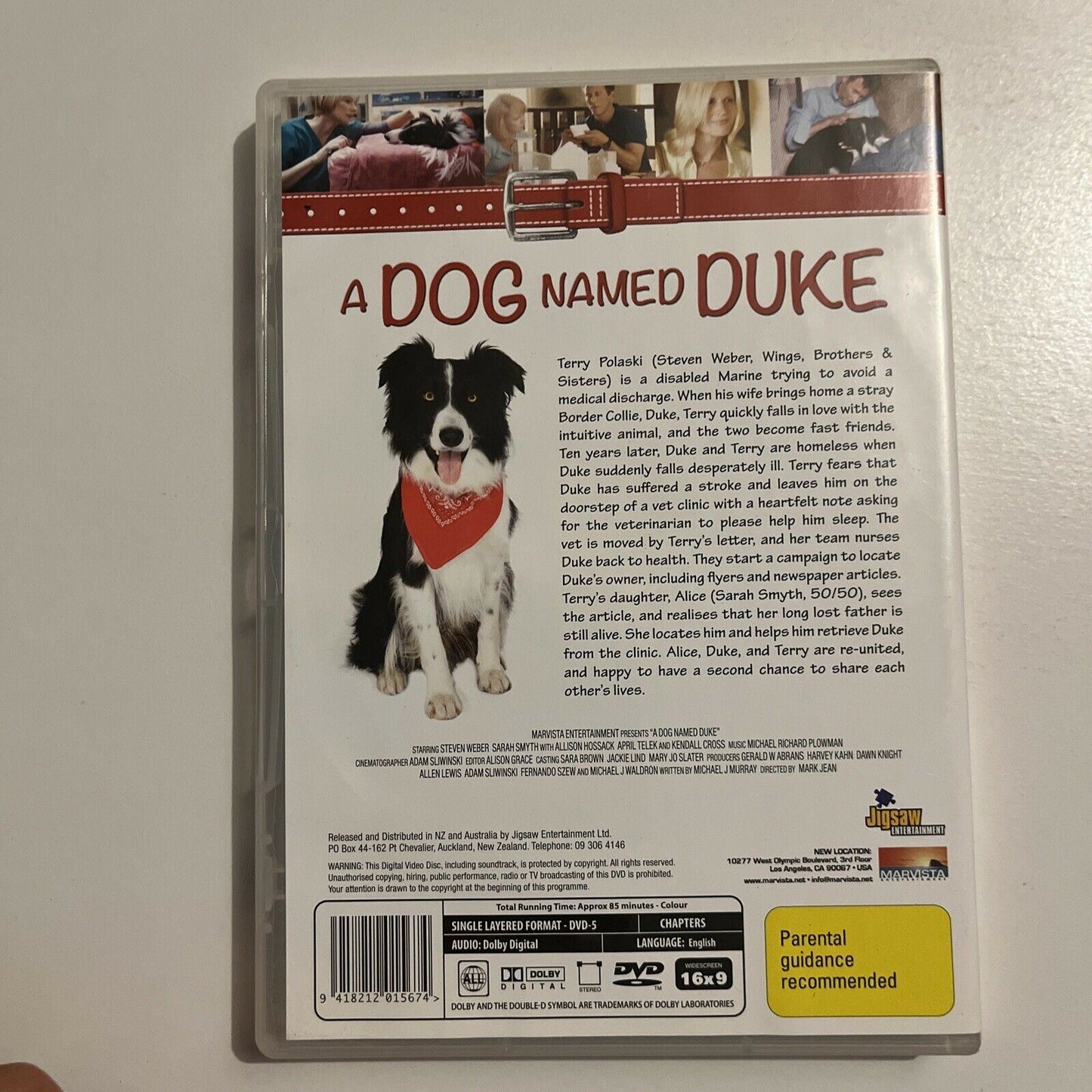 A Dog Named Duke (DVD, 2012) Sarah Smyth, Steven Weber. All Regions