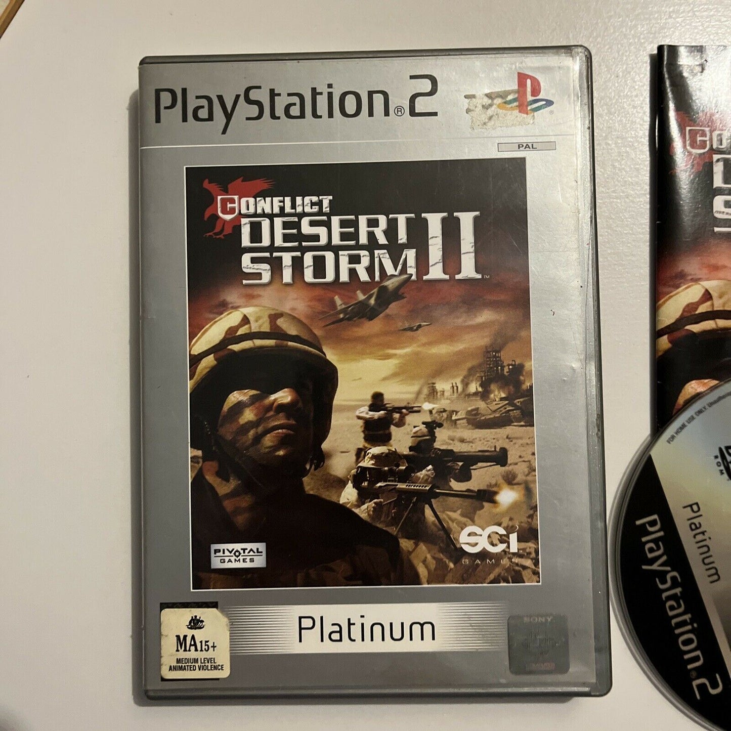 Conflict: Desert Storm 2, PS2 Complete with Manual (PAL, 2002) Playstation 2