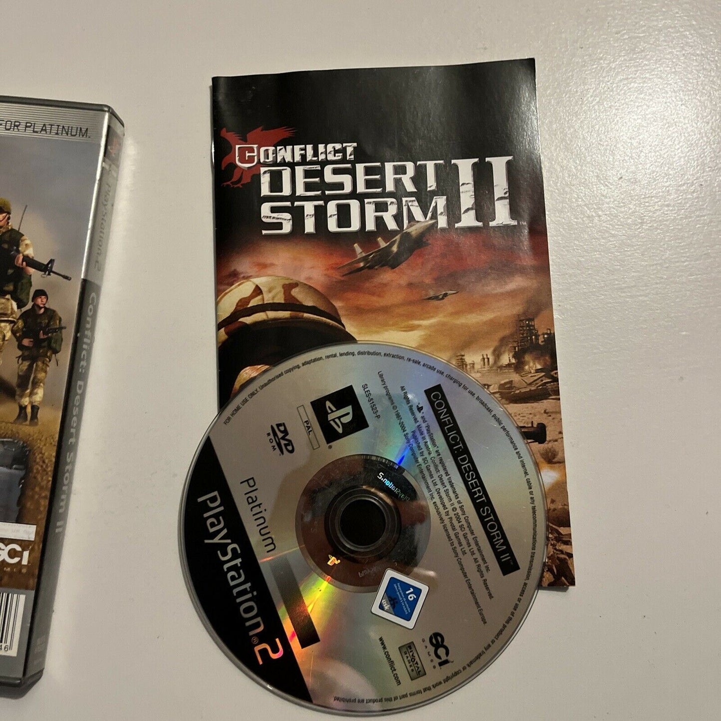 Conflict: Desert Storm 2, PS2 Complete with Manual (PAL, 2002) Playstation 2